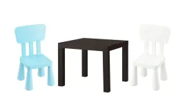 ikea-zestaw-lack-stolik-wenge-mammut-2x-krzeselko-bialy-jasnoniebieski