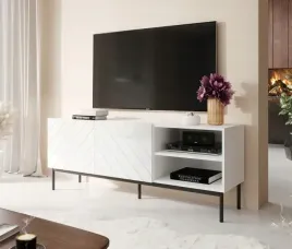 szafka-rtv-abeto-na-czarnym-stelazu-ze-stali-150x42x60-bialy-bialy-polysk