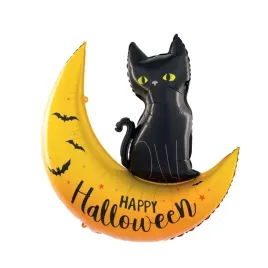 balon-foliowy-czarny-kot-na-ksiezycu-halloween-76x88-cm