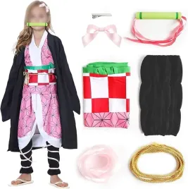 stroj-nezuko-anime-mitsuri-przebranie-japonskie-cosplay-kimono-komplet