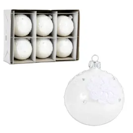 dekorowana-recznie-szklana-bombka-premium-8-cm-koronka-bialy-polysk-6-szt