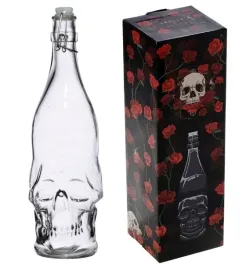 szklana-butelka-1l-czaszki-i-roze-na-wino-nalewki