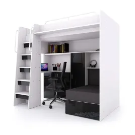 lozko-pietrowe-elen7-90x200cm-dla-dzieci-z-biurkiem-sofa-czarny-polysk