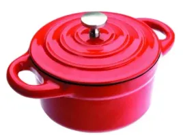 ibili-mini-garnek-zeliwny-czerwony-10x45-cm-idealny-do-plyt-indukcyjnych