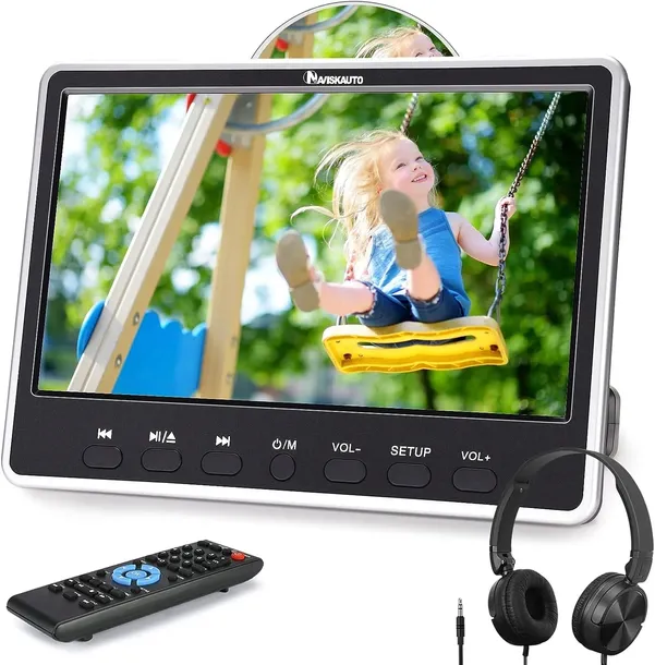 Zagłówki samochodowe Przenośny odtwarzacz DVD BR1012B