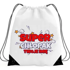 bialy-worek-plecak-szkola-super-chlopak-dzien-chlopaka-urodziny-prezent