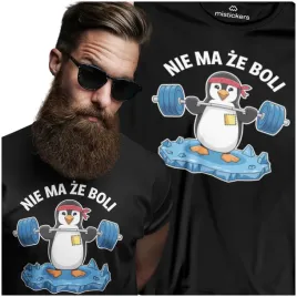 koszulka-meska-na-silownie-treningowa-trening-smieszna-nie-ma-ze-boli