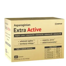 uniphar-asparaginian-extra-active-60-tabletek