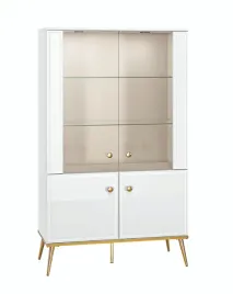 witryna-niska-szeroka-4-drzwiowa-4d-92-cmbialy-polysk-gilden-ml