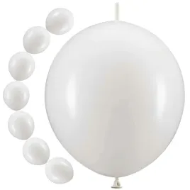 balony-z-lacznikiem-bialy-metaliczny-partydeco-11-20-szt