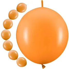 balony-z-lacznikiem-pomaranczowy-partydeco-11-20-szt