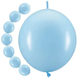 balony-z-lacznikiem-niebieski-partydeco-11-20-szt