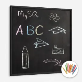 tablica-kredowa-w-czarnej-ramie-na-sciane-50x50-cm-z-kolorowa-kreda-gratis