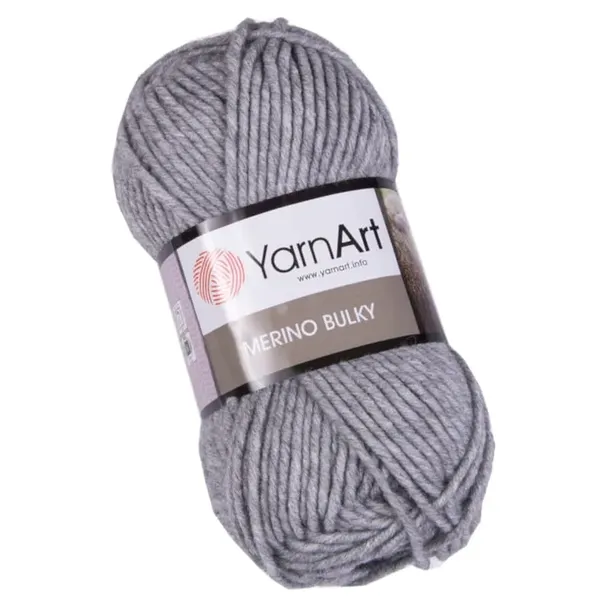 Włóczka YarnArt Merino Bulky 282 Popielaty