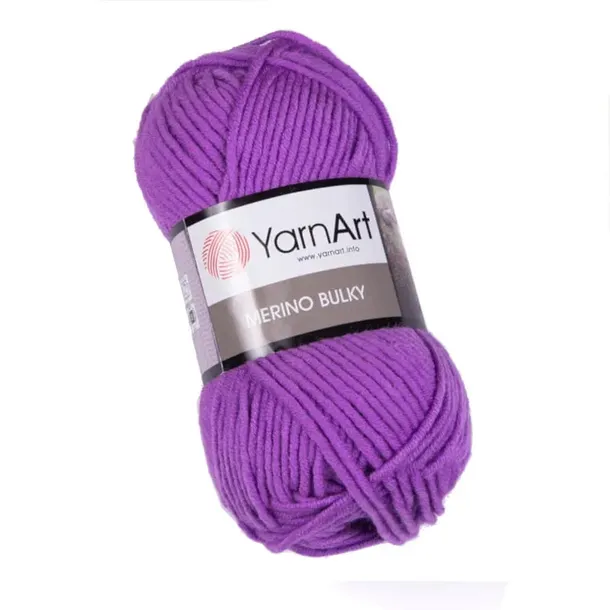 Włóczka YarnArt Merino Bulky 9561 Fioletowy