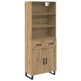 highboard-2-szt-dab-rzemieslniczy-material-drewnopochodny