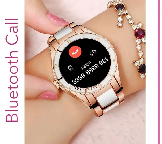 smartwatch-damski-rubicon-rnce82-rozowy-material-paska-stal