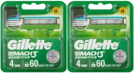 8-x-gillette-mach-3-sensitive-ostrza-wklady-wymienne-2x4szt