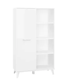 nowoczesna-regal-1-drzwiowy-1d-90-cm-bialy-polysk-sikko-ml