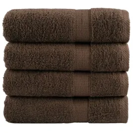 reczniki-premium-solund-4-szt-brazowe-100x150-cm