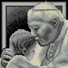 kanwa-g5645-jan-pawel-ii-z-dzieckiem-18x18-haft