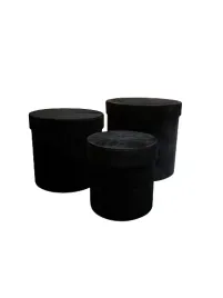 flower-box-welur-czarny-komplet-3-szt