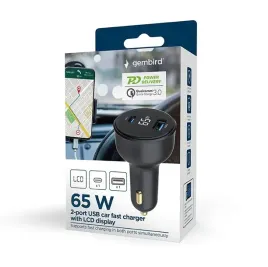 ladowarka-samochodowa-1xusb-1xusb-c-pd-65w-lcd-czarna-gembird
