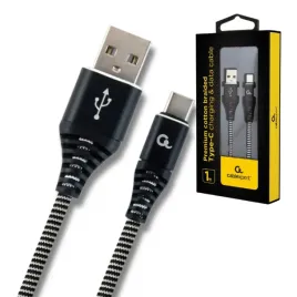 mocny-kabel-usb-typ-c-przewod-usb-usb-c-w-oplocie-1m-czarno-bialy