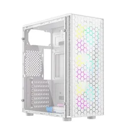 Zdjęcie produktu Obudowa PC Komputer Gamingowy 3x ARGB SZYBA USB 3.1 ATX Biała