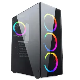 Zdjęcie produktu Obudowa PC komputerowa Fornax 1500RGB GAMING 4xUSB 4x WENTYLATORY RGB LED