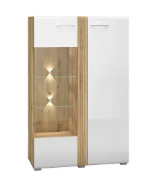 witryna-niska-2-drzwiowa-2d-92-cm-dab-castello-bialy-polysk-abigo-ml