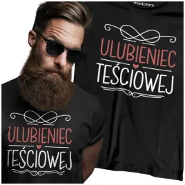 prezent-dla-ziecia-koszulka-meska-smieszna-ulubieniec-tesciowej