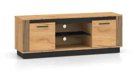 szafka-rtv-2-drzwiowa-2d-150-cm-craft-zloty-czarny-urni-ml
