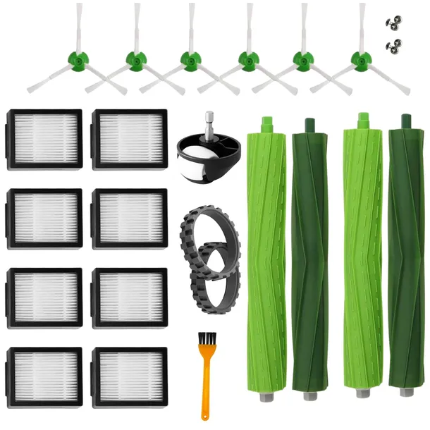 Duży Zestaw szczotki filtry do iRobot Roomba E5 E6 E7 I7 i4+ i6+ i8+ e5 e6