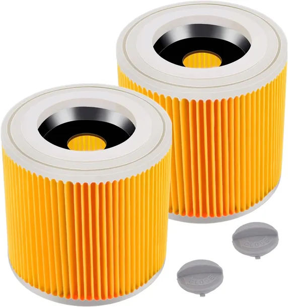 2 x Filtr powietrza do KARCHER WD2 WD3 WD 2 3 SE 4001 6.414-552.0 - solidne