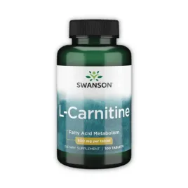 swanson-l-karnityna-aminokwas-500mg-100-tab-masa-miesniowa-redukcja