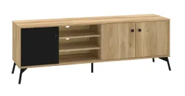 szafka-rtv-3-drzwiowa-3d-160-cm-dab-castello-czarny-agnes-ml