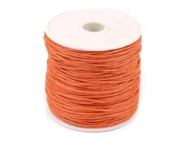 mot04-sznurek-bawelniany-woskowany-1mm-20m-szpula-pomaranczowy