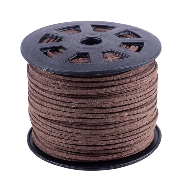 kza90-5m Rzemień zamszowy 3mm - brązowy