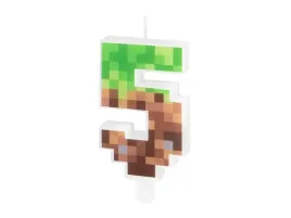 swieczka-urodzinowa-z-cyfra-5-minecraft-piksele