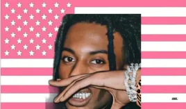 flaga-playboi-carti-rozowa-ameryka-pink-america-na-sciane-60-x-90cm