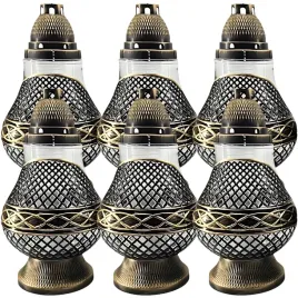 znicz-karen-lampion-duzy-zloto-czarny-6-sztuk