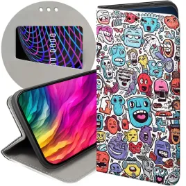 etui-do-honor-200-lite-5g-global-wzory-doodle-zwierzeta-potwory-rysunki