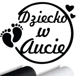 naklejka-grafika-na-samochod-szybe-dziecko-w-aucie-samochodzie-15x12