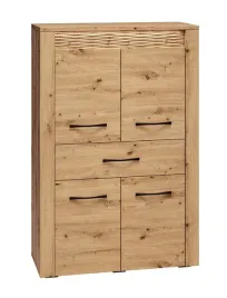 komoda-4-drzwiowa-z-szuflada-4d1sz-92-cm-dab-artisan-artemis-ml
