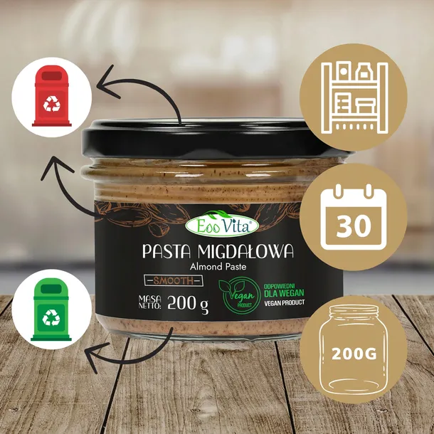 pasta-migdalowa-200-g-produkt-nie-zawiera-antyzbrylaczy-barwnikow-cukru-drozdzy-glutenu-gmo-jajek-konserwantow-laktozy-nabialu-oleju-palmowego-orzechow-pestek-pszenicy-soi-tluszczy-trans-utwardzanych-nazwa-handlowa-krem-pasta-maslo-z-migdalow