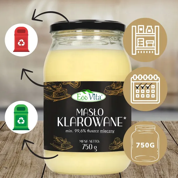 maslo-klarowane-750-g-produkt-nie-zawiera-antyzbrylaczy-barwnikow-cukru-drozdzy-glutenu-gmo-jajek-konserwantow-oleju-palmowego-pestek-pszenicy-soi-tluszczy-trans-utwardzanych
