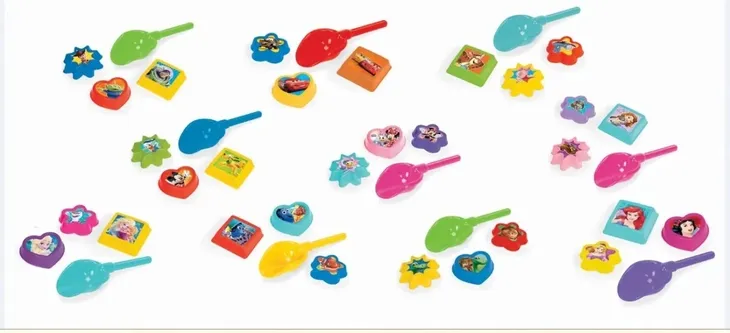 wader-disney-lopatka-3-foremki-mix-stan-nowy-waga-z-opakowaniem-0-1-kg