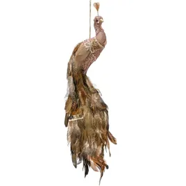 aksamitny-rozowy-paw-recznie-robiona-swiateczna-figurka-scienna-46-cm