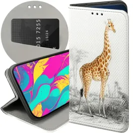etui-z-klapka-do-samsung-galaxy-m15-5g-wzory-zyrafa-smieszne-sawanna-case